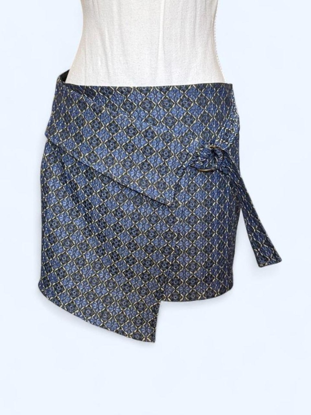 💙✨ Free People Metallic Wrap Mini Skirt ✨💙